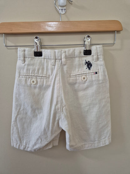 U.S. Polo Assn kids linen Shorts - Size 4