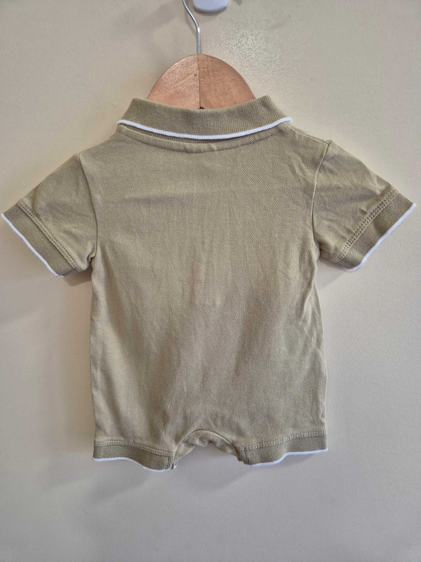 Baby Berry Polo Romper Size 0000