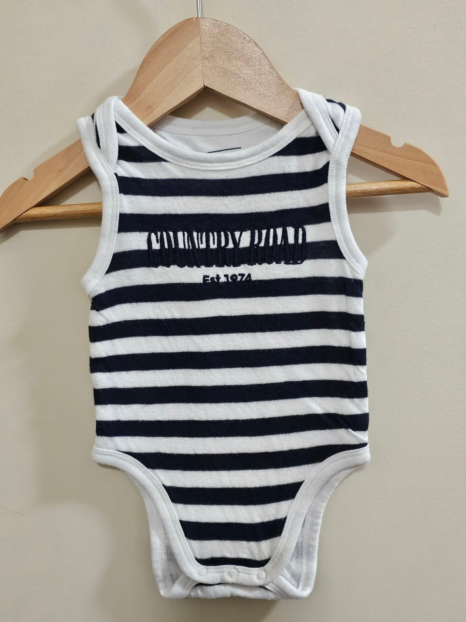 Country Road Striped Singlet Bodysuit Size 000