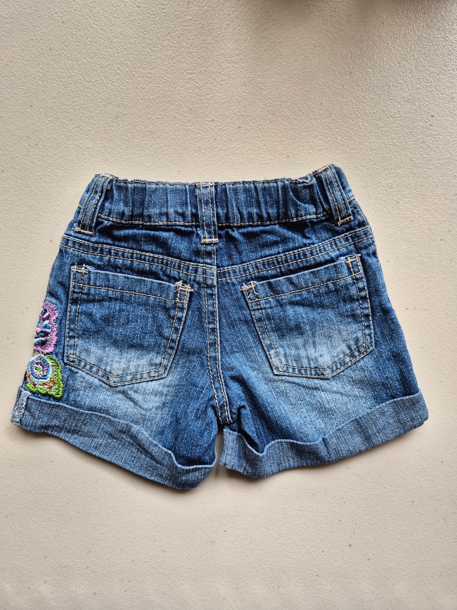 GapKids Denim Butterfly Shorts Size 2