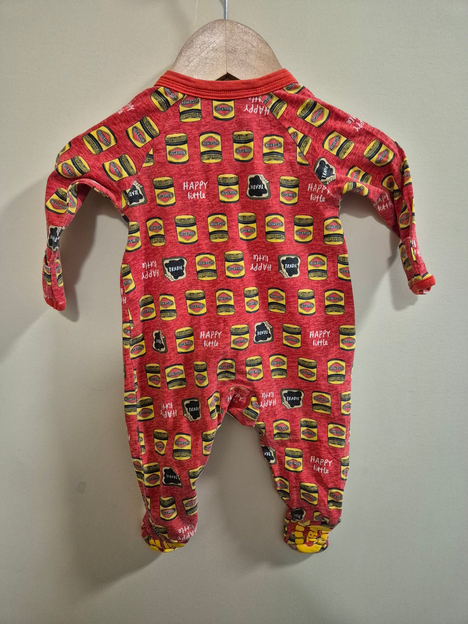 Lil Tradie Vegemite Onesie Size 0000