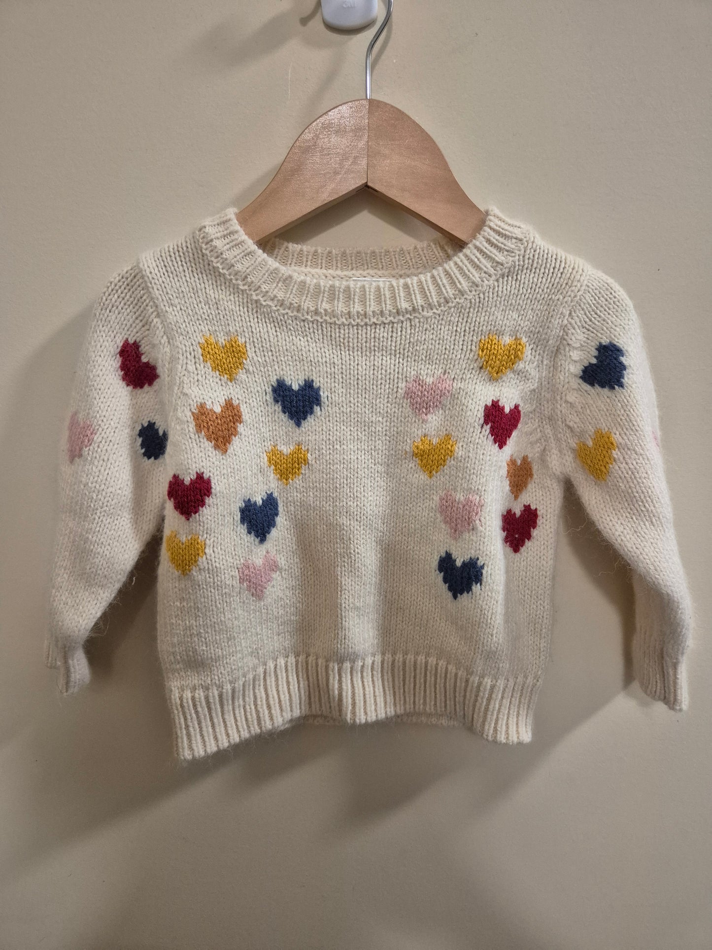 Anko Love Heart Sweater Size 1
