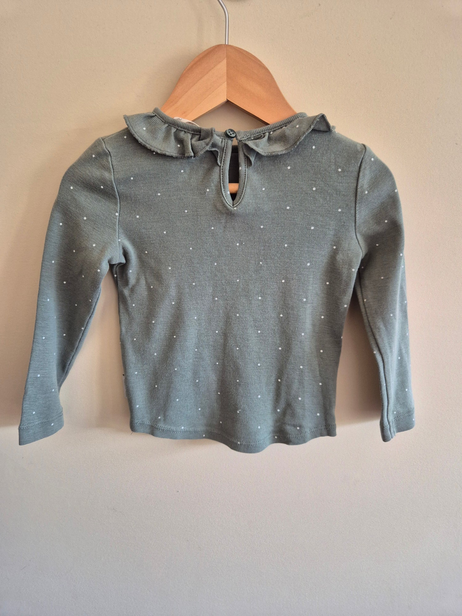 Country Road Long Sleeve Poka Dot Shirt Size 1