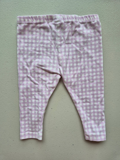 Target Purple Gingham Leggings Size 00