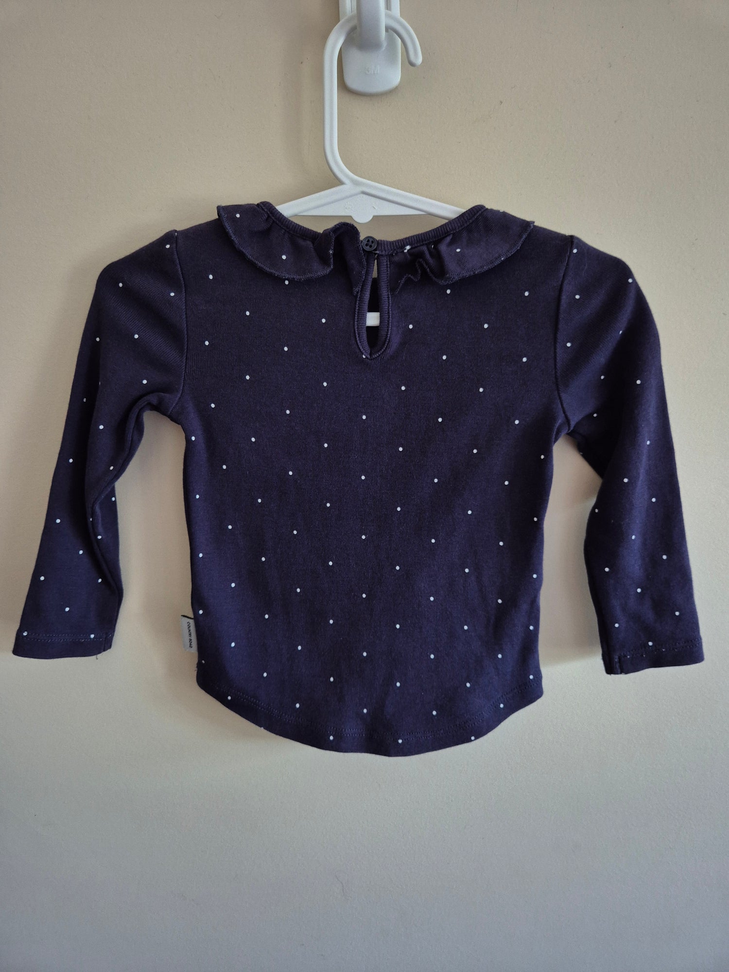 Country Road Long Sleeve Poka Dot Shirt Size 0