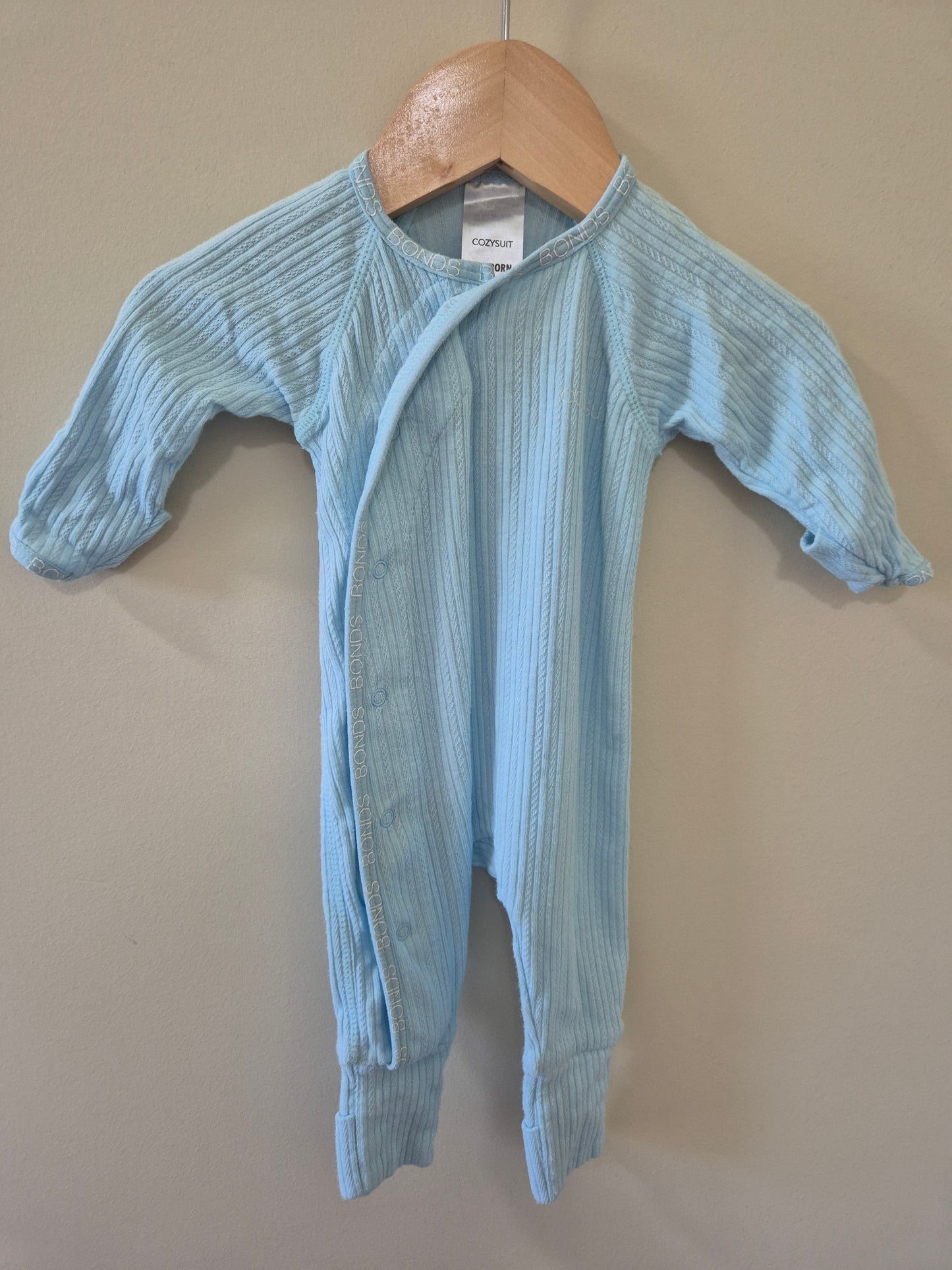 Newborn Light Blue Cozysuit 💙