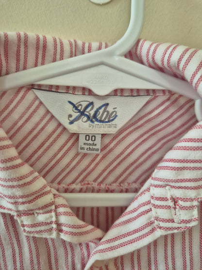 Bebè Striped Shirt Size 00