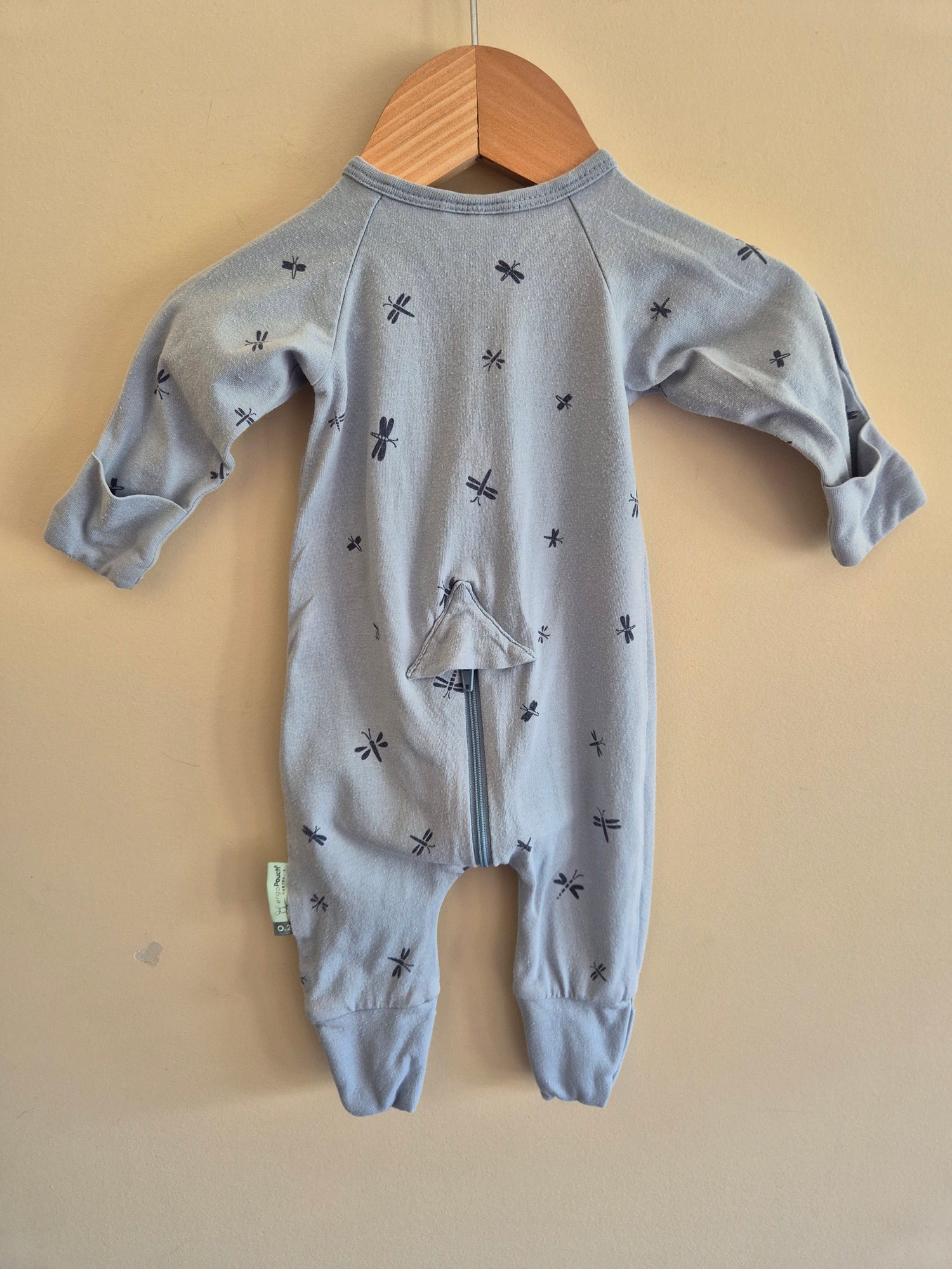 Ergo Pouch Dragonflies Zip Onesie Tog 0.2 Size 0000