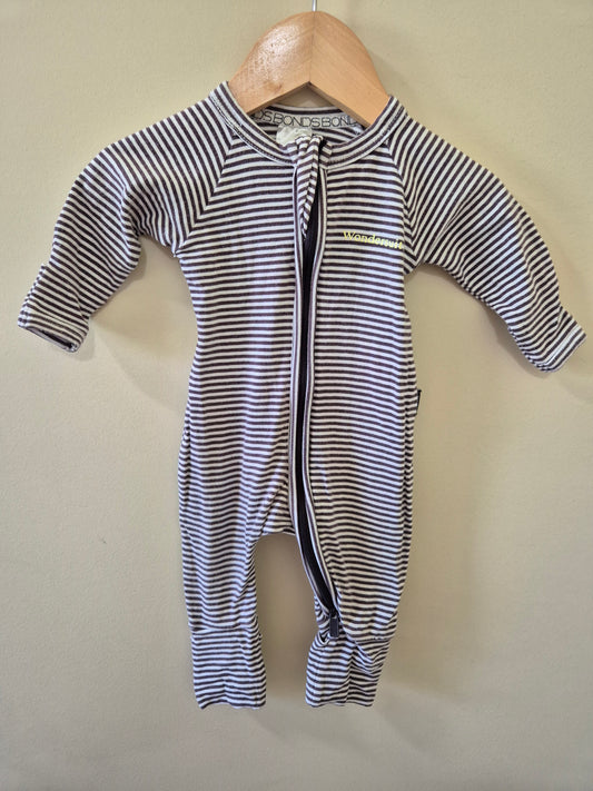 Newborn Stripe Wondersuit
