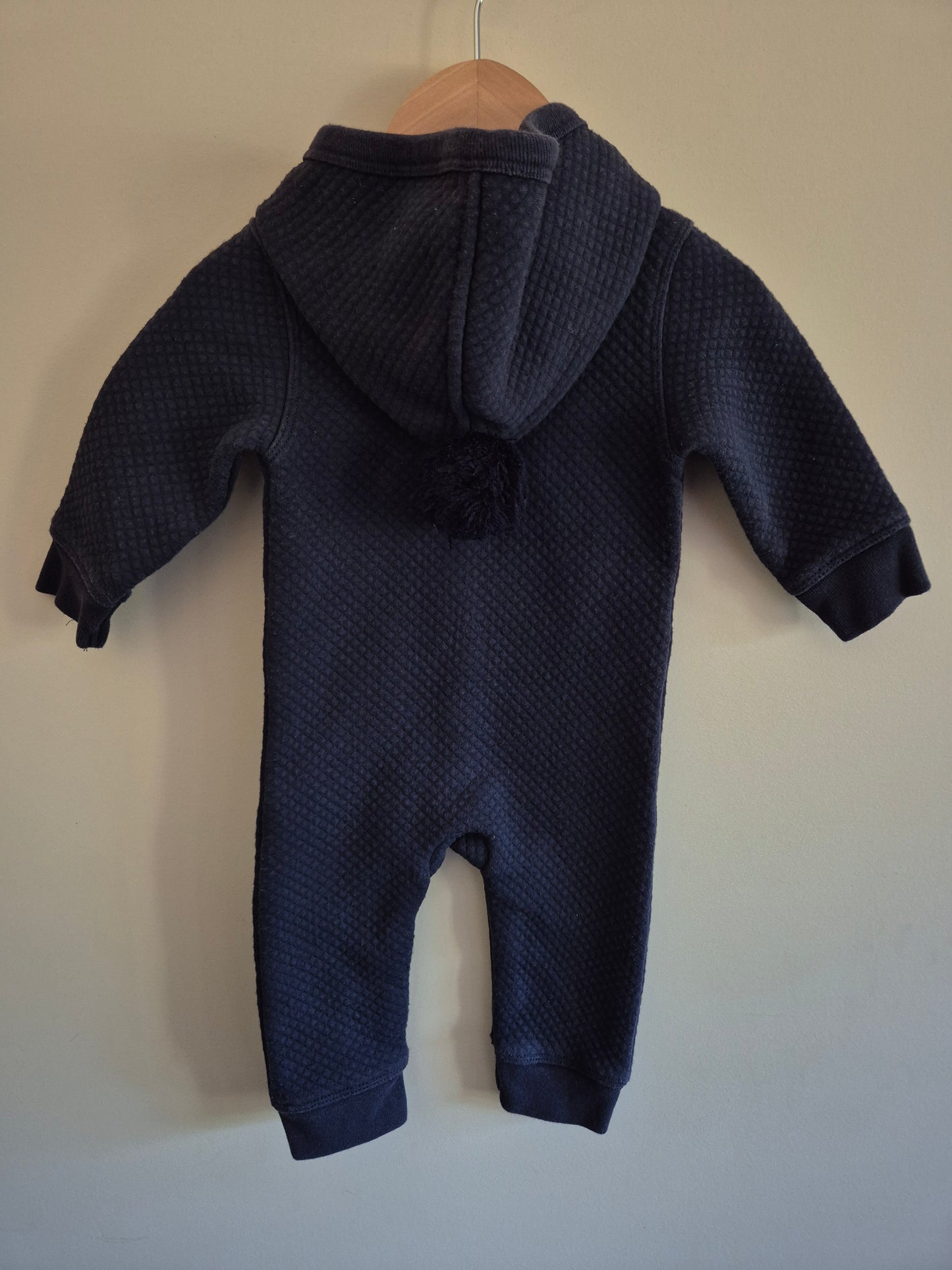 Country Road Quilted Navy Onesie Size 00