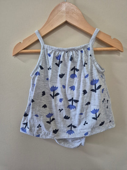 Floral Dress Bodysuit - Size 00