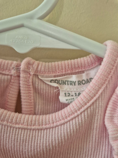Country Road ribbed flutter top Size 1