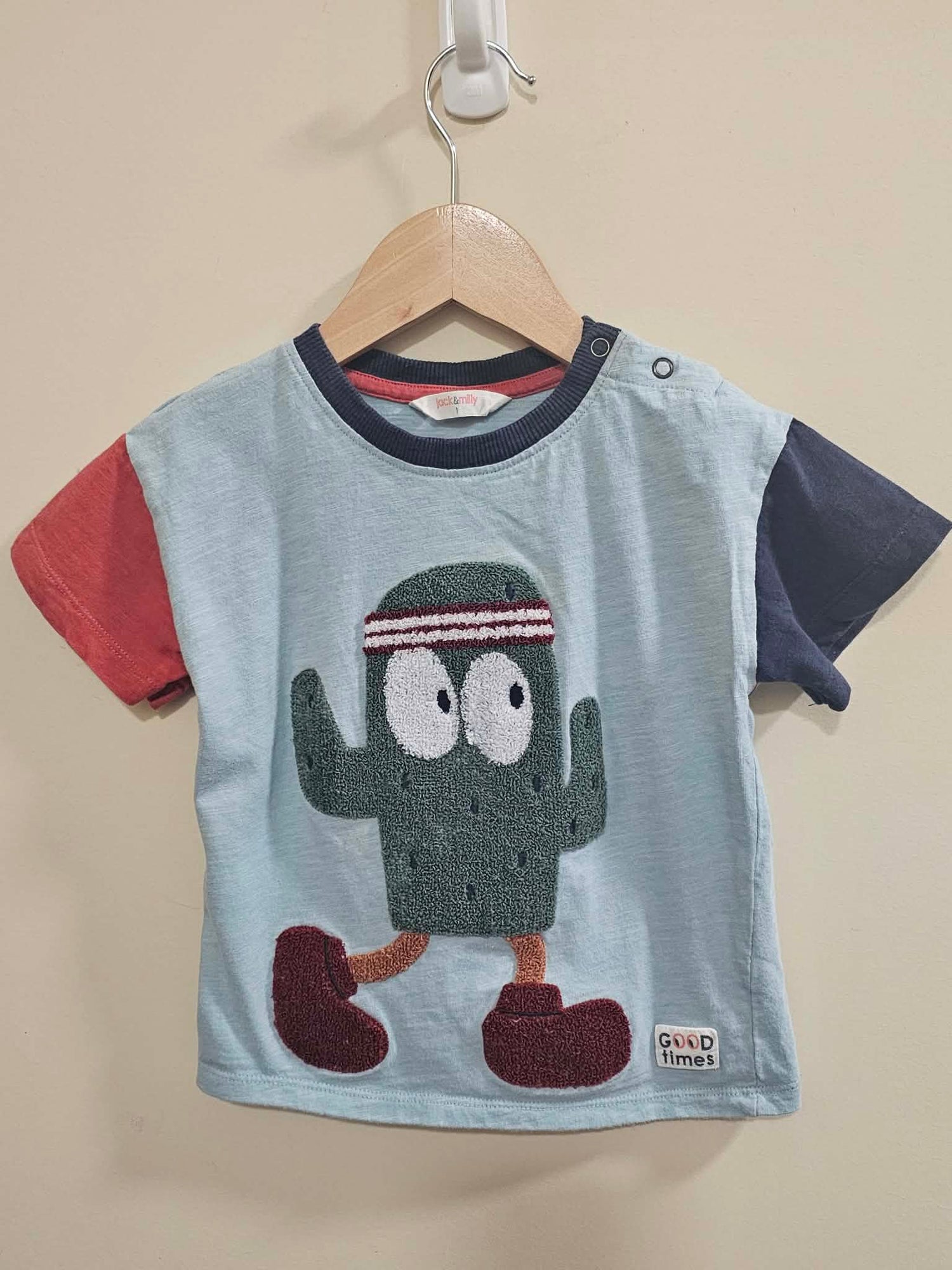 Jack & Milly Cactus Shirt Size 1