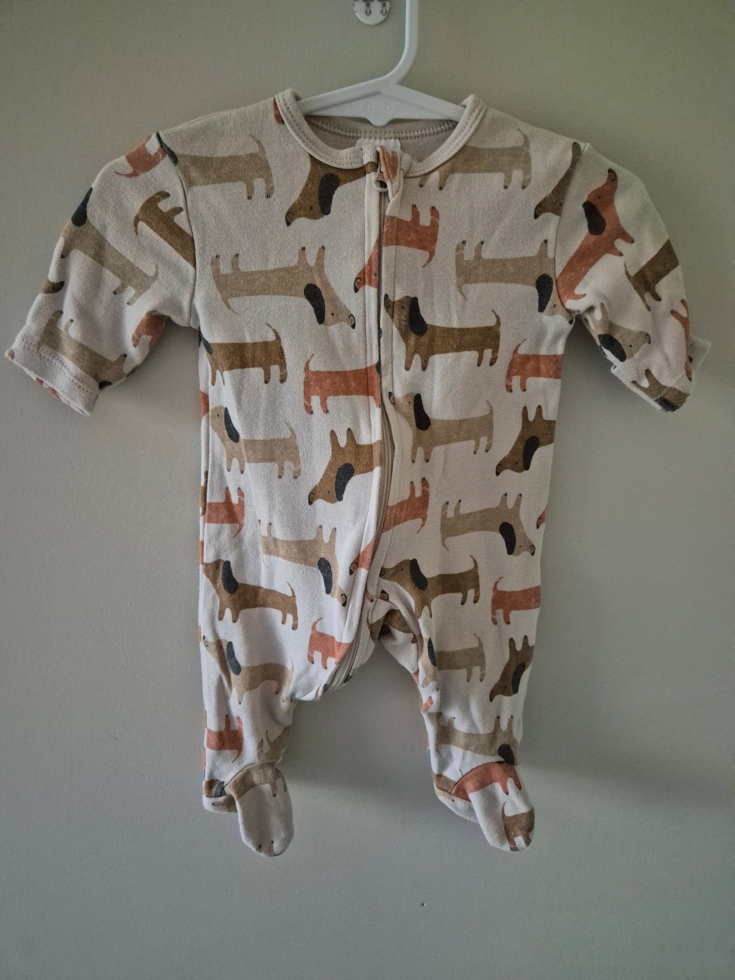 Sausage Dog Onesie - Size 0000