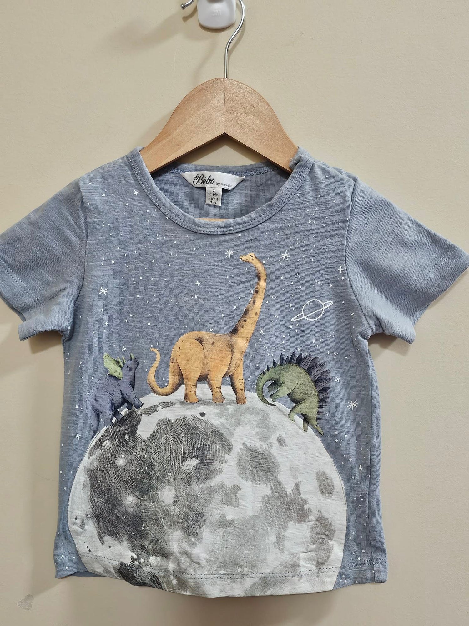 Bebè By Minihaha Dinosaur Shirt Size 2