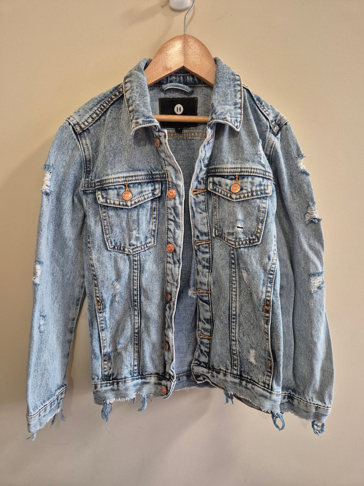 Beau Hudson Denim Jacket Size 7