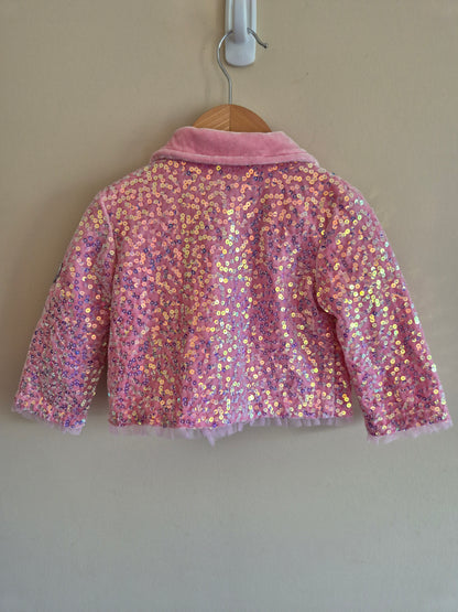 Disney Pricess Sequin Jacket Size 1