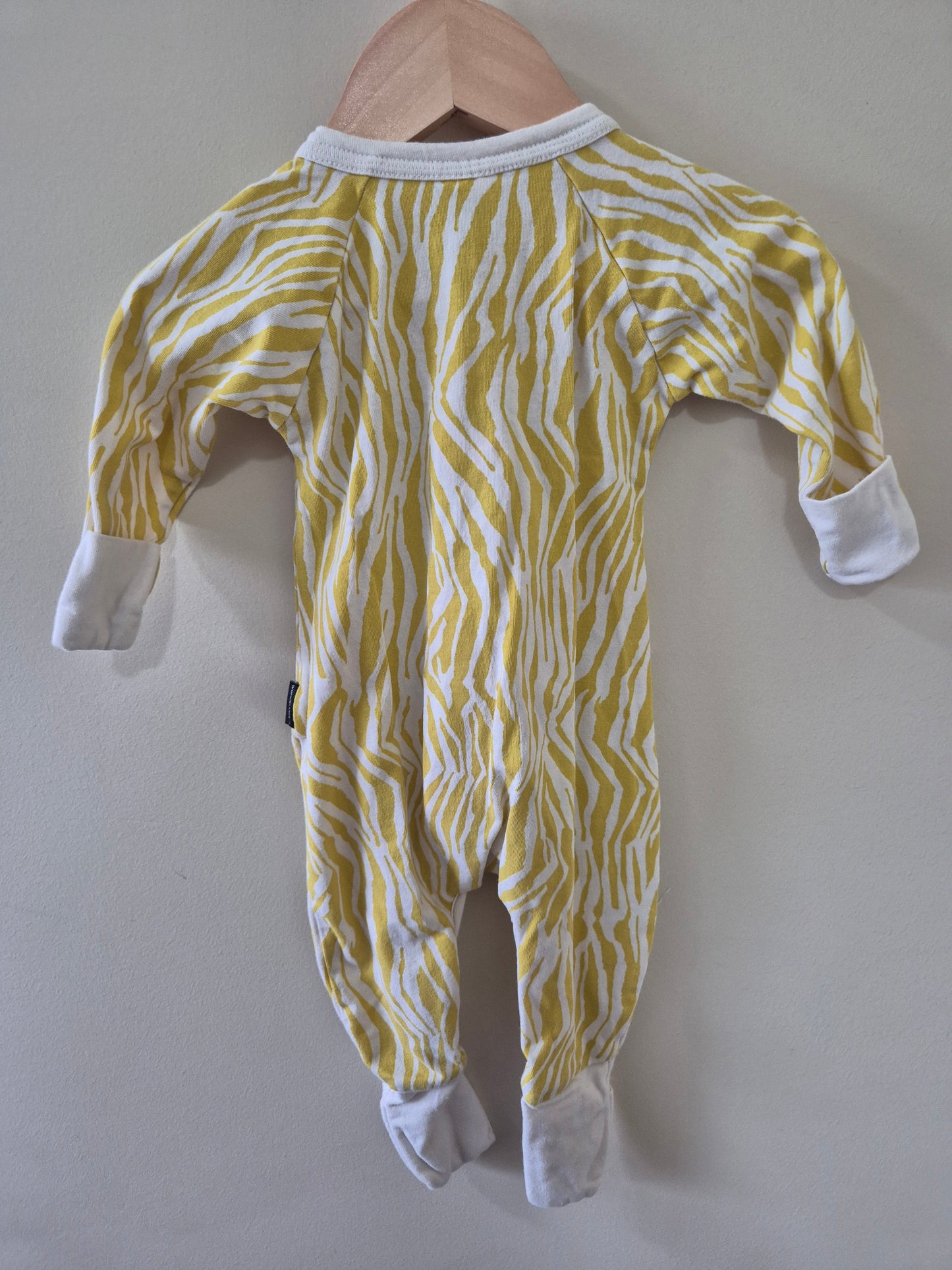 BONDS Yellow Striped Onesie - Size 000