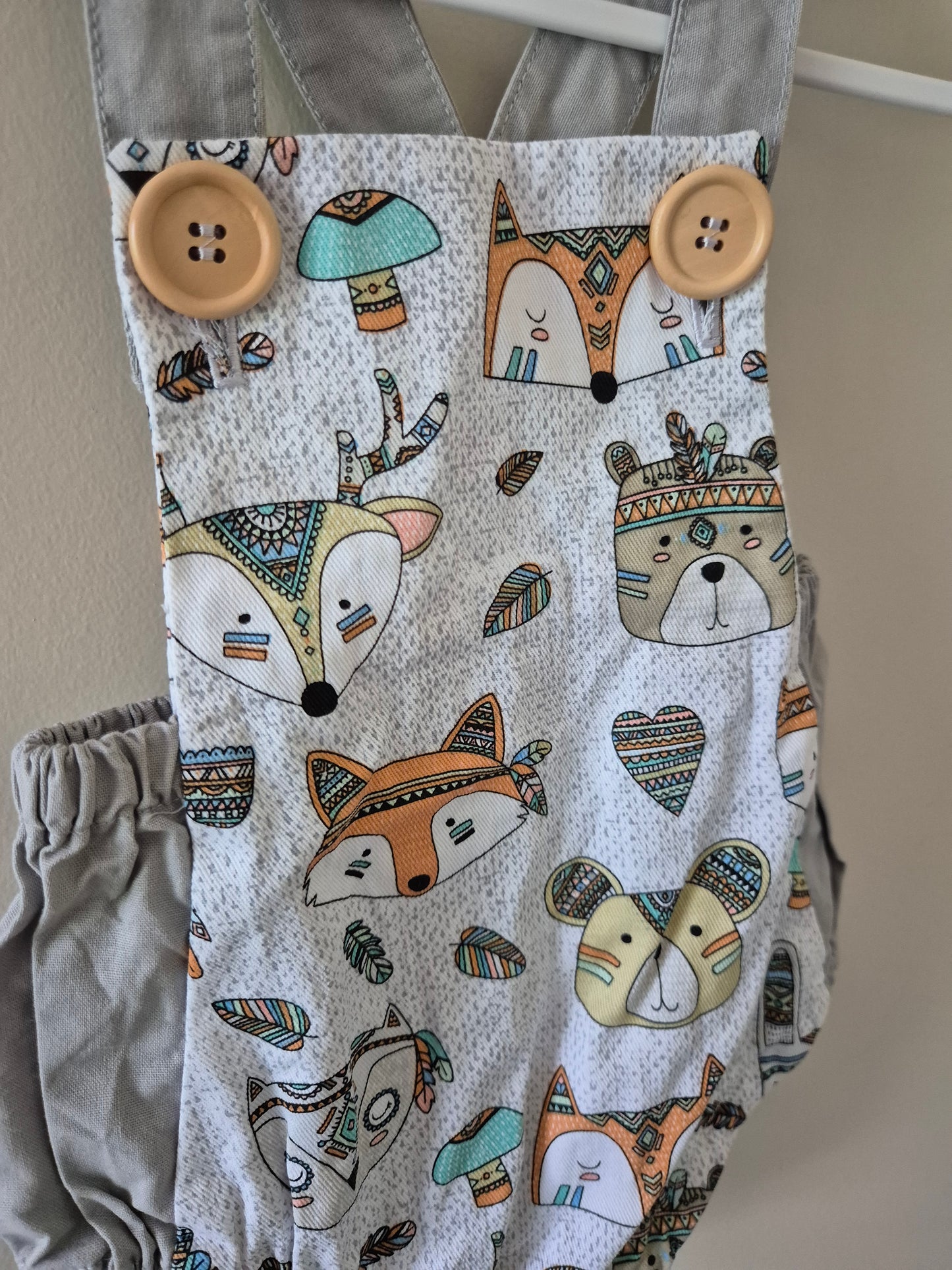 Overalls 🦊 - Size 0-3 months