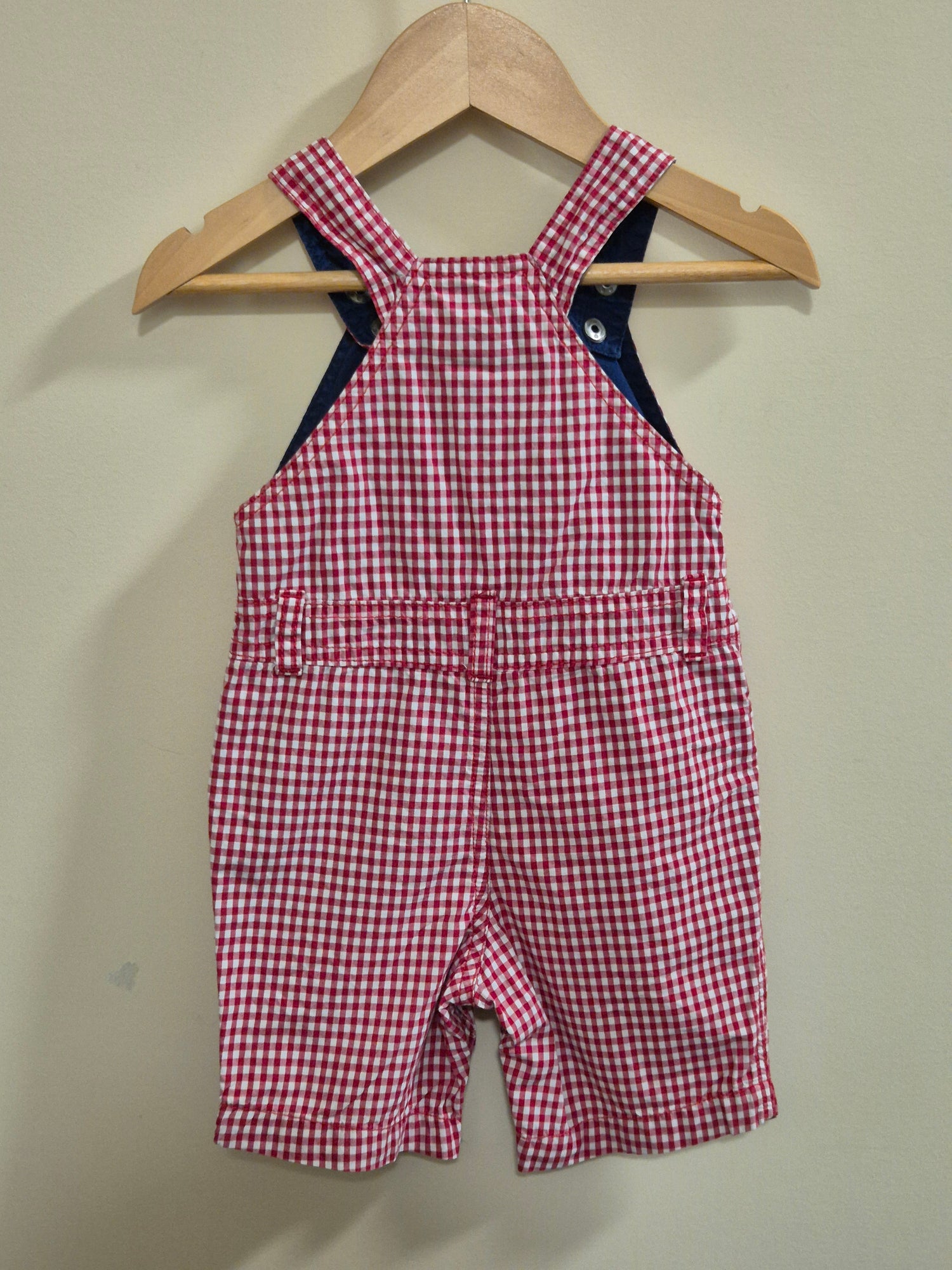 Korango Gingham Overalls Size 0