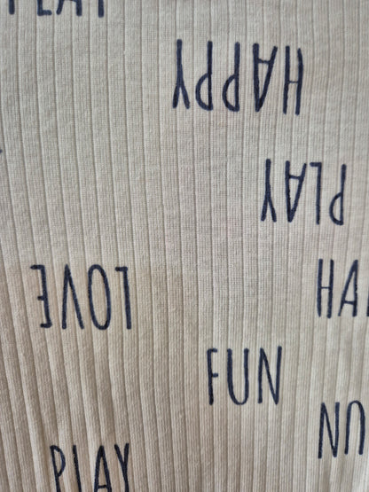 Rabbit + Bear Onesie - Size 6-9 months