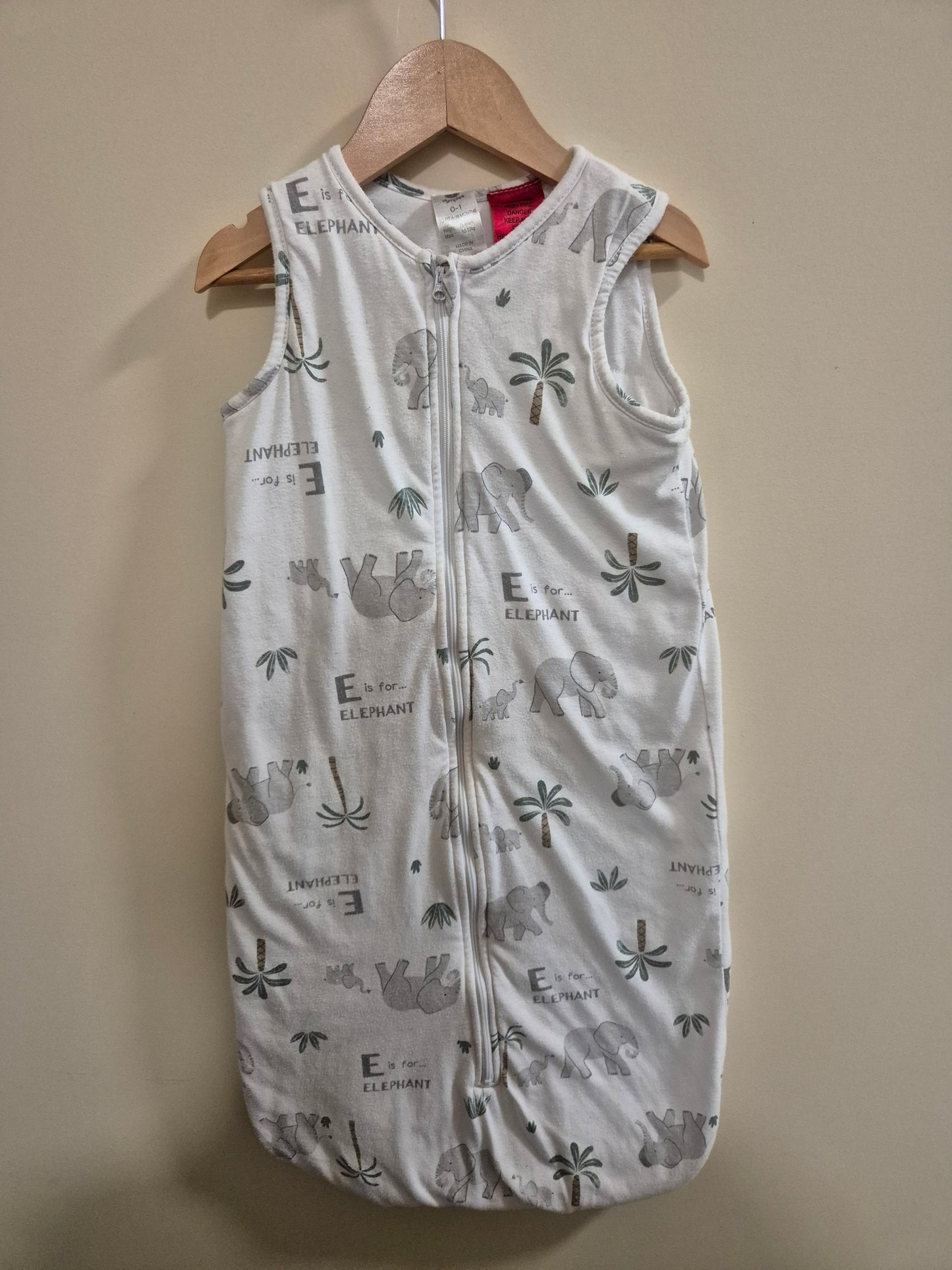 Dymples Elephant Sleeping Bag Size 0-1
