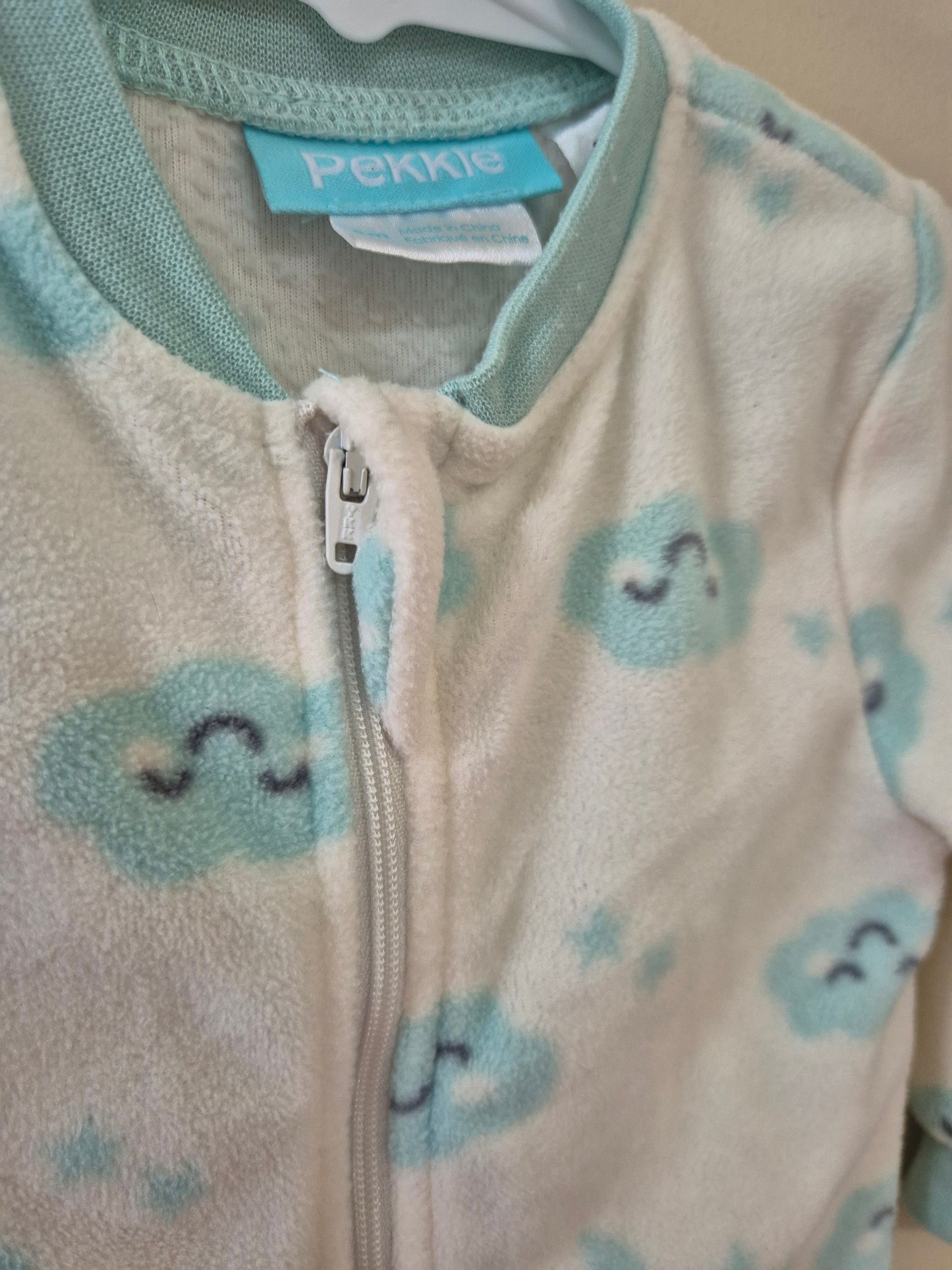 Pekkle Fleeced Cloud Onesie ☁️ - 9months