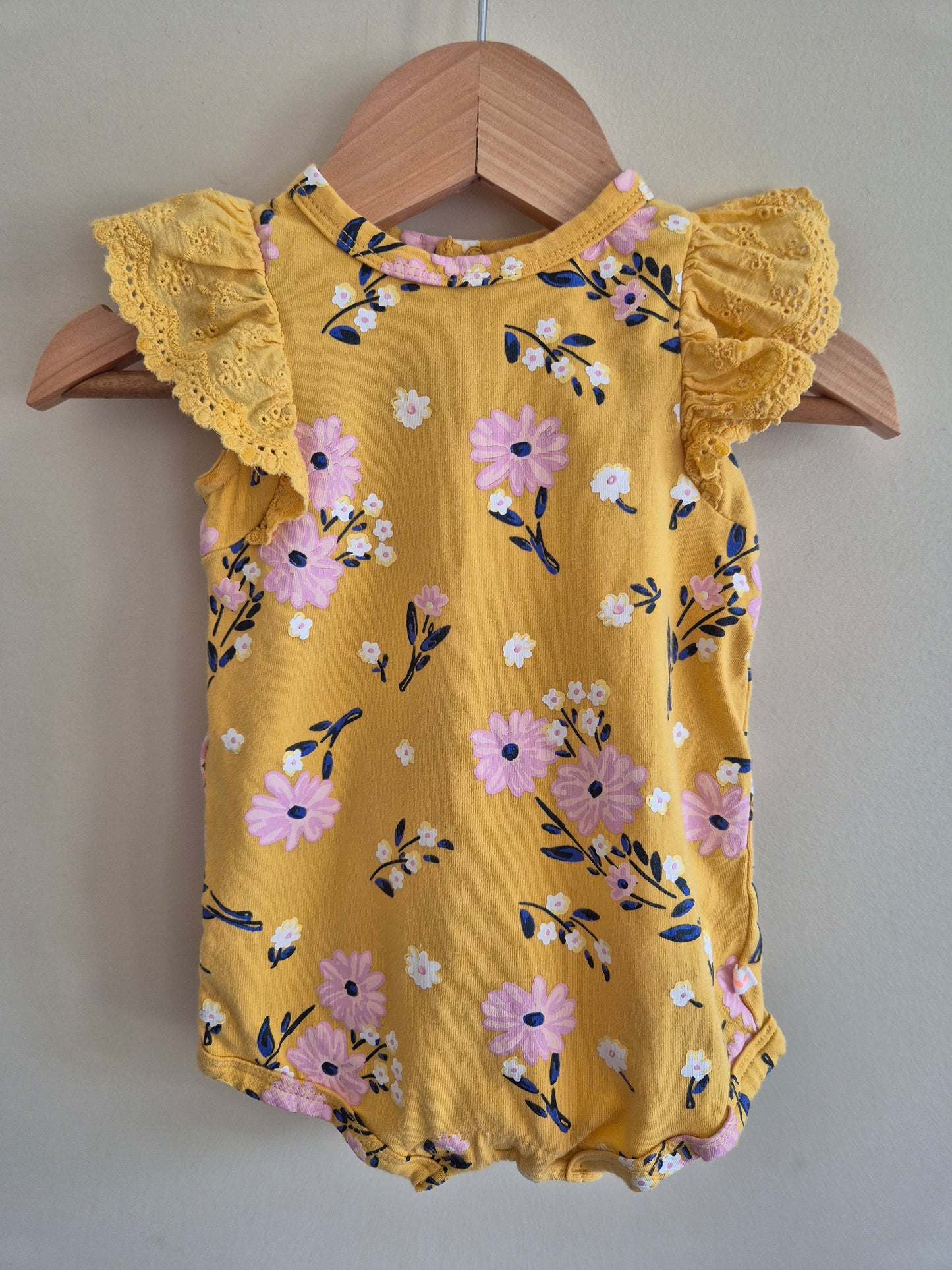 Sprout Yellow Romper Size 000