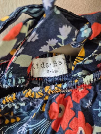 Kids Baby Frill Overalls - 0-6 months