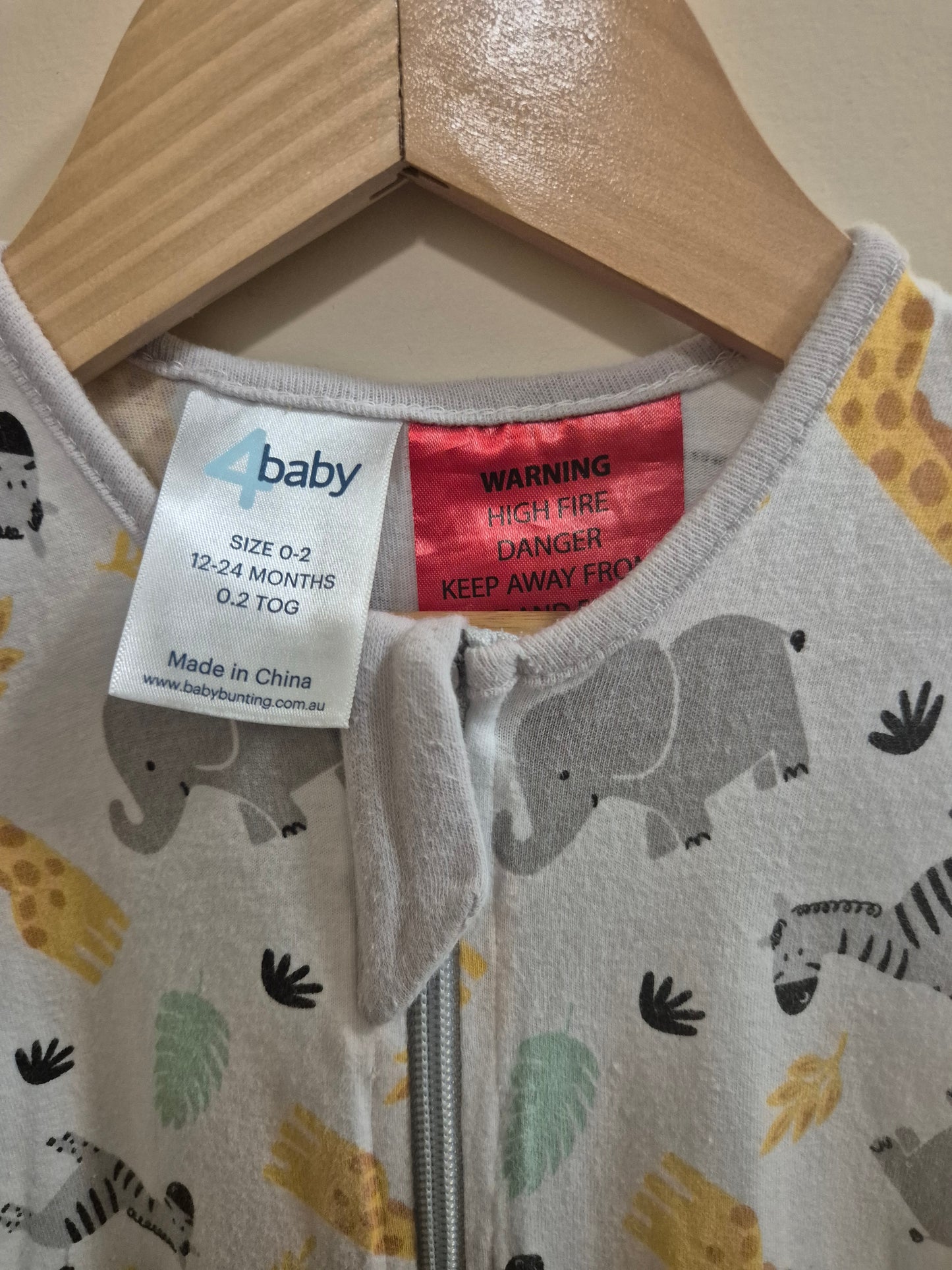 4baby Tog 0.2 Sleeping Bag Size 0-2