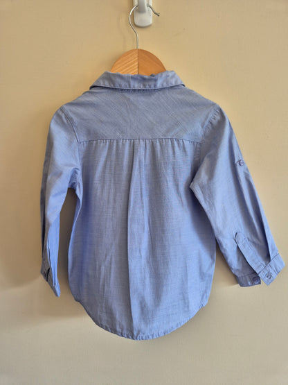 BNWT Bebè Button Up Shirt Size 2
