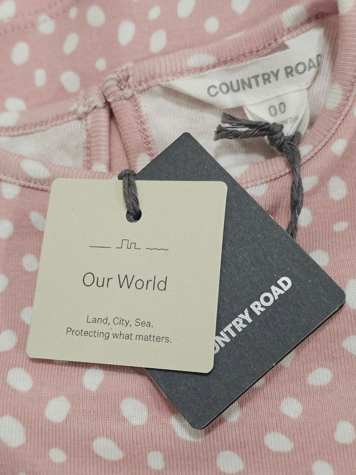 BNWT Country Road Poka Dot Long Sleeve Shirt Size 00