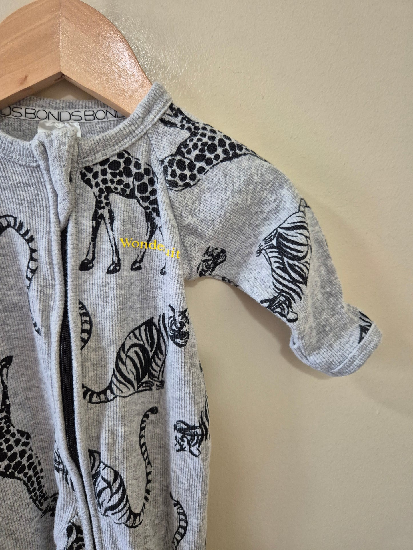 Safari Bonds Onesie - 0000