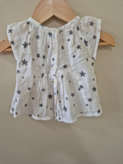 Seed Star Linen Top - Size 000