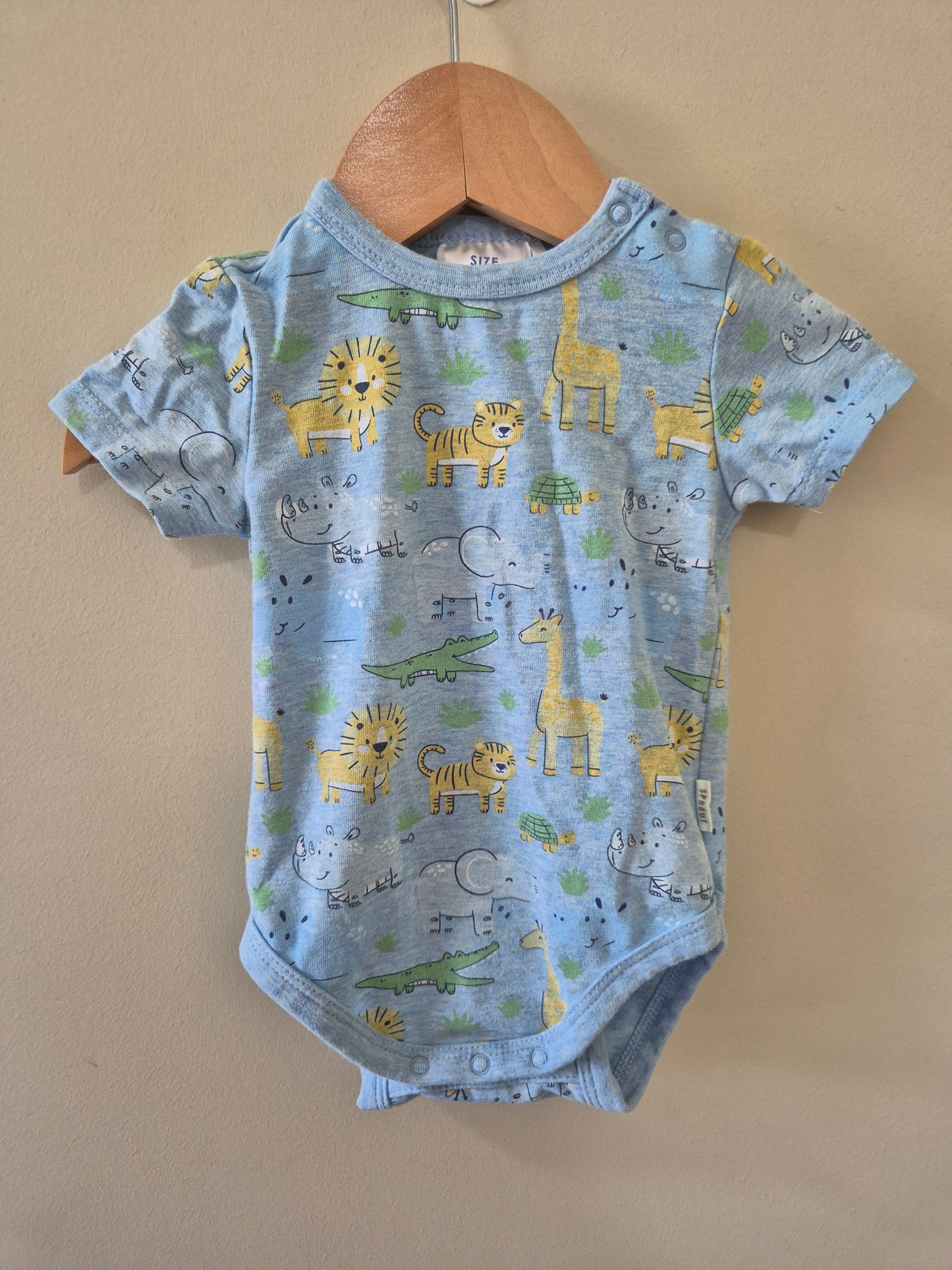 Sprout Animal Bodysuit Size 00