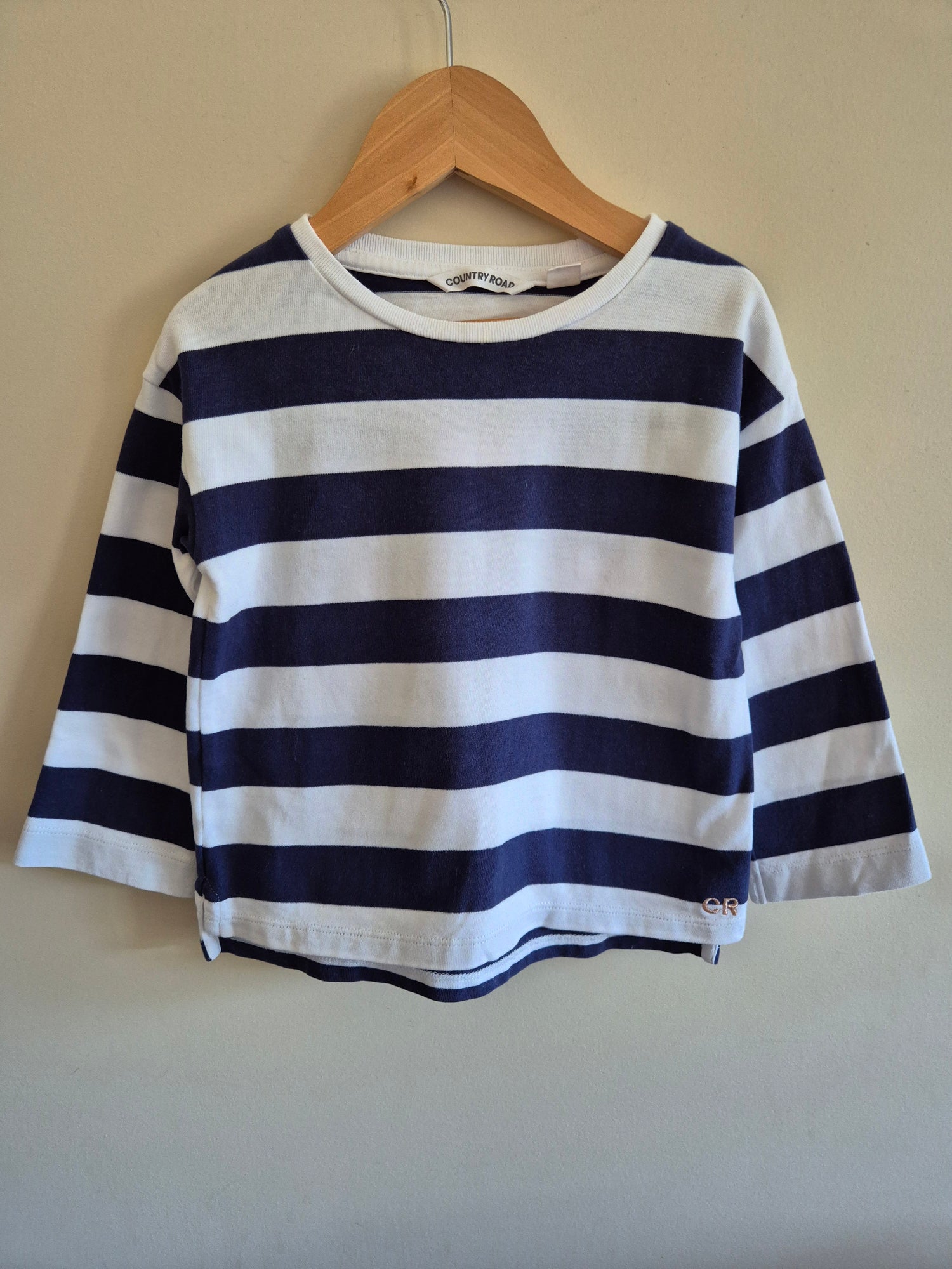 Country Road Striped Wide Long Sleeves Size 2