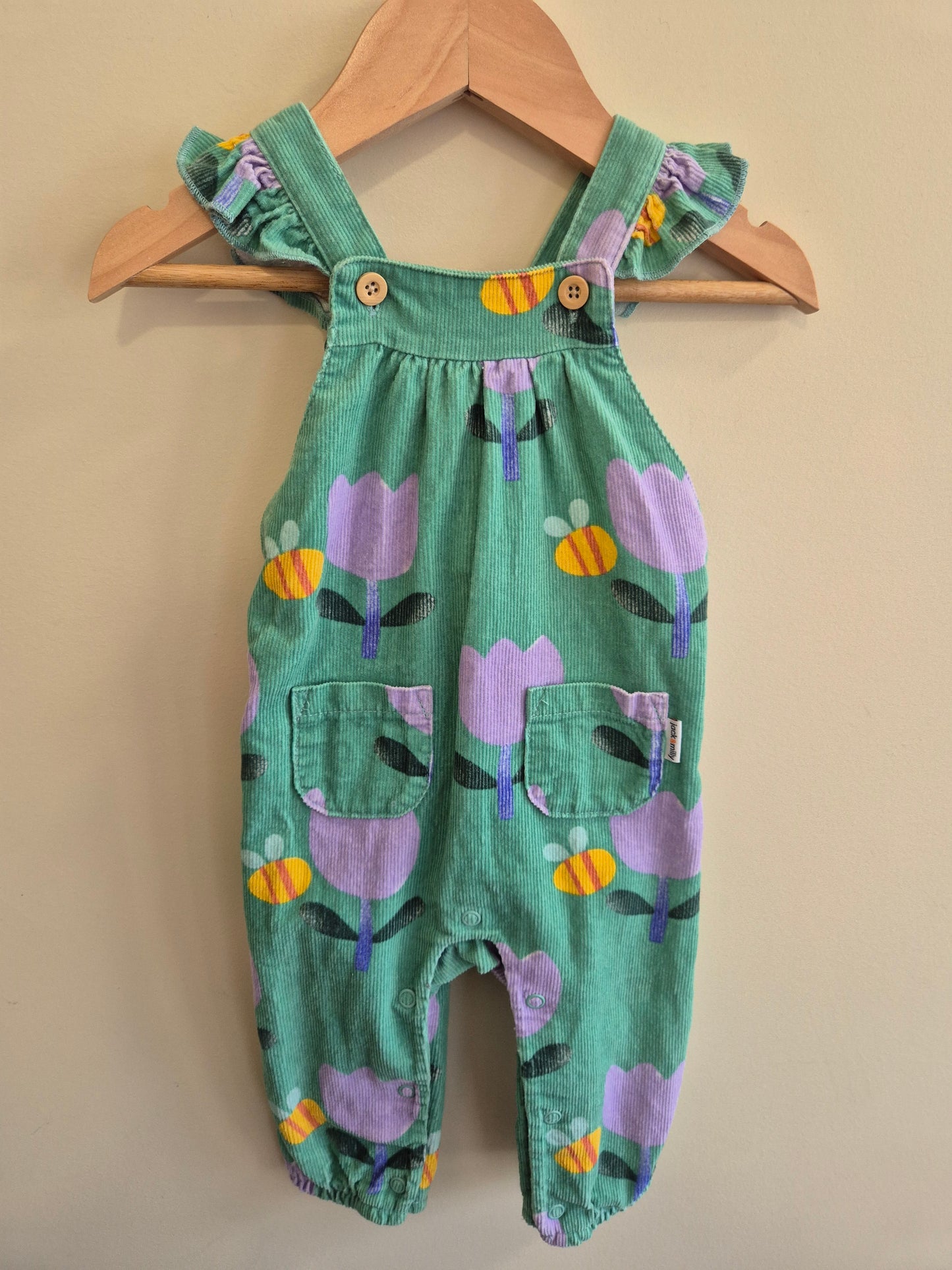 Jack & Milly Corduroy Overalls Size 00
