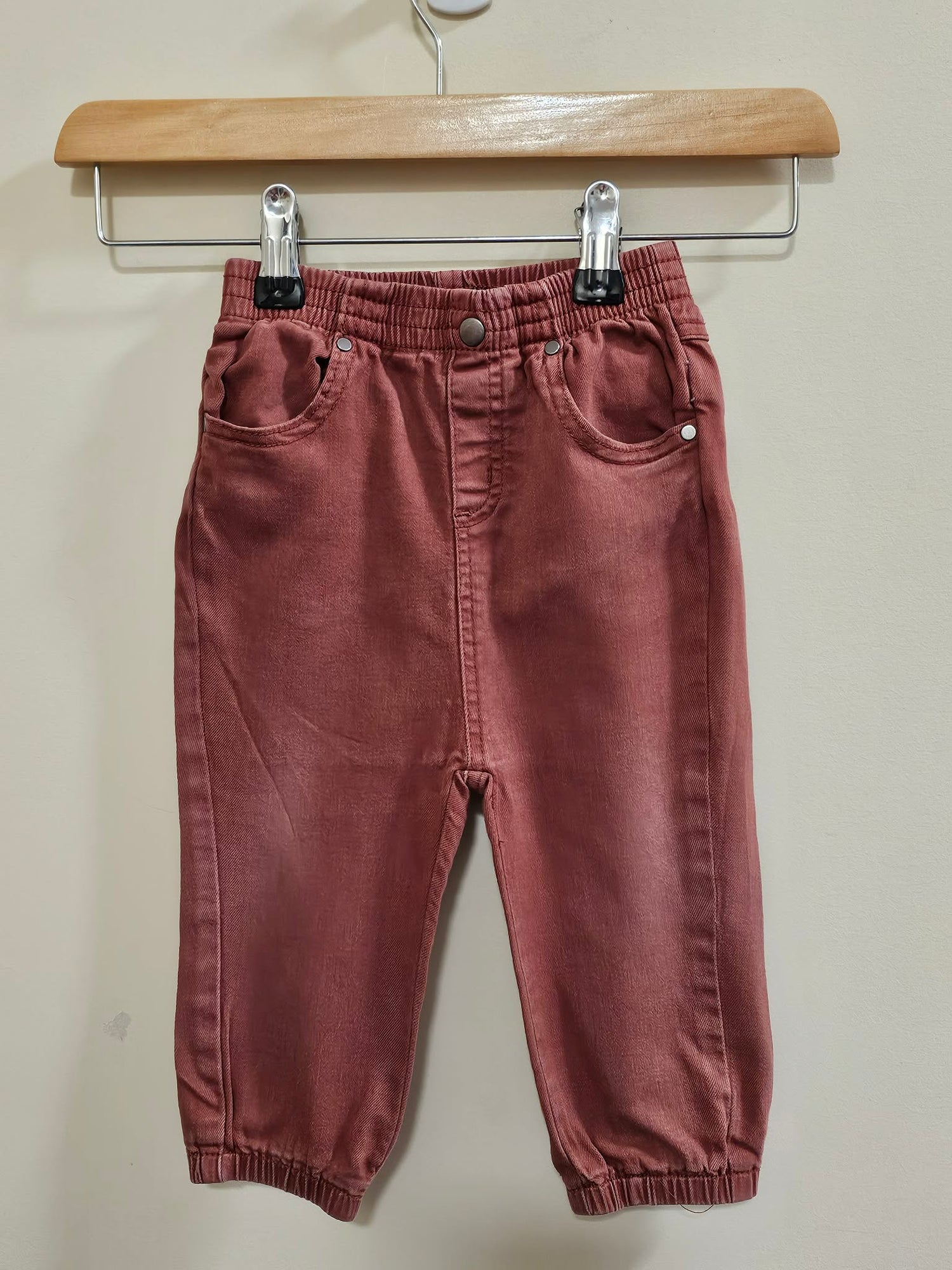 Seed Heritage Elastic-Waist Denim Jogger Pants Size 1