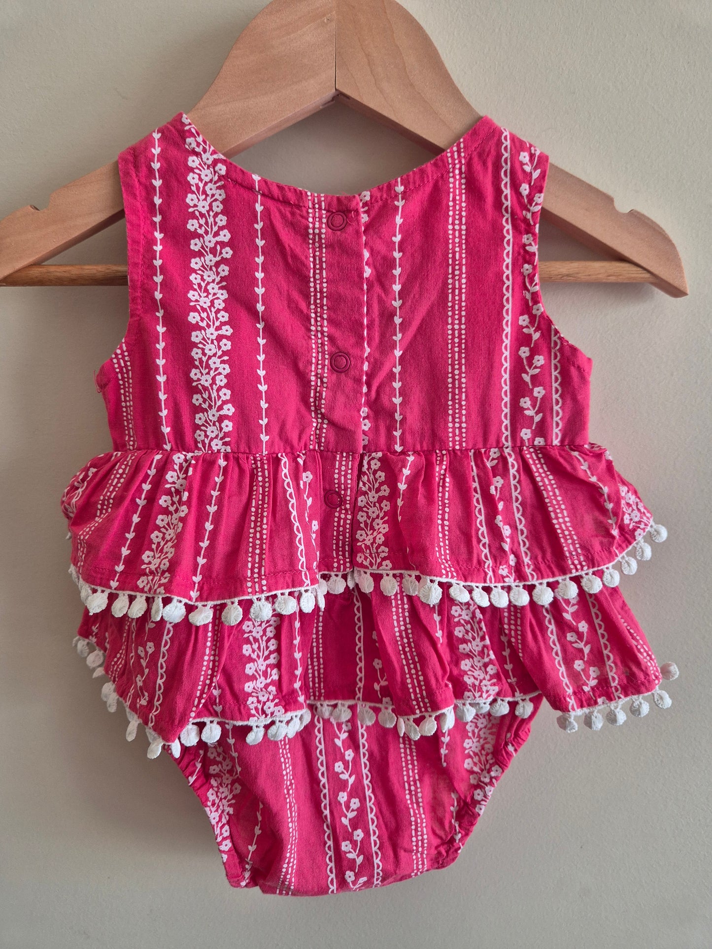 Sprout Pink Frill Bodysuit Dress Size 000