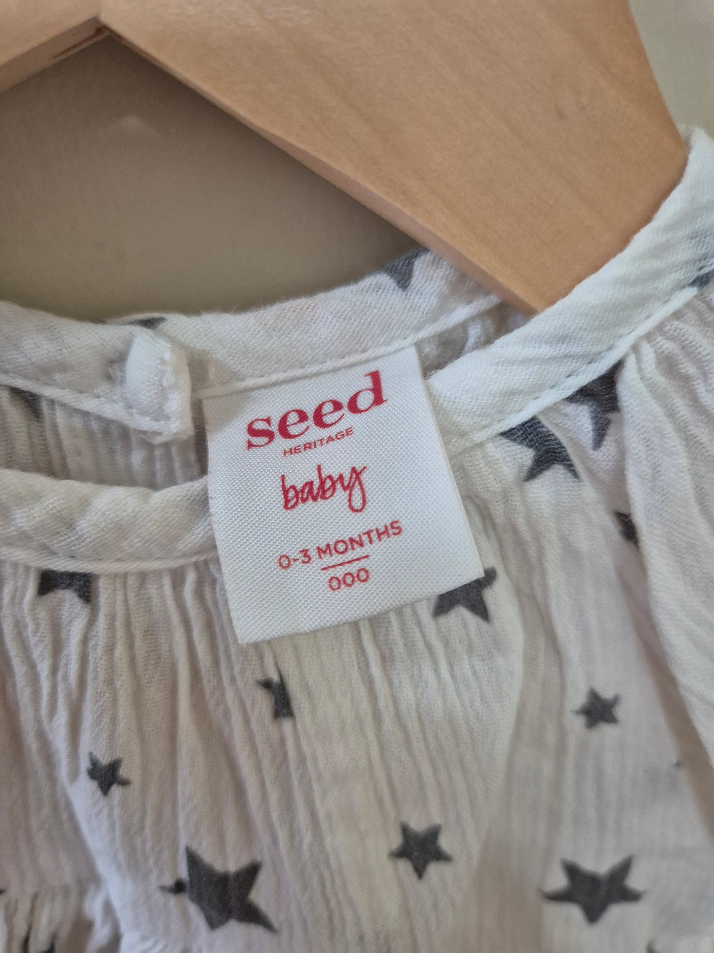 Seed Star Linen Top - Size 000