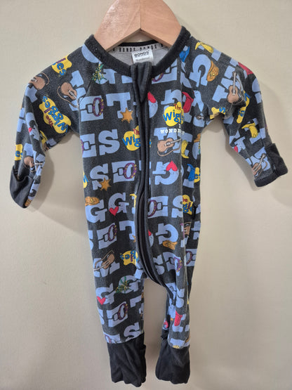Bonds x Wiggles Onesie Size 000