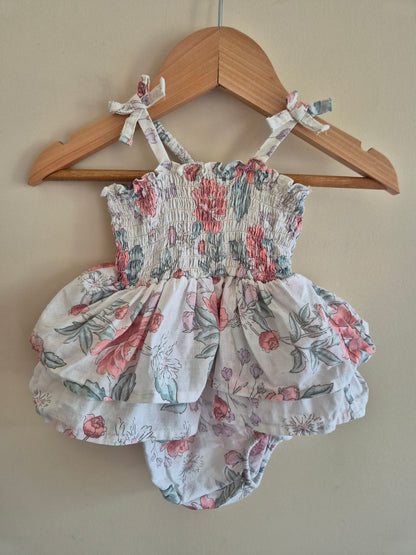Anko Floral Bodysuit Dress Size 00