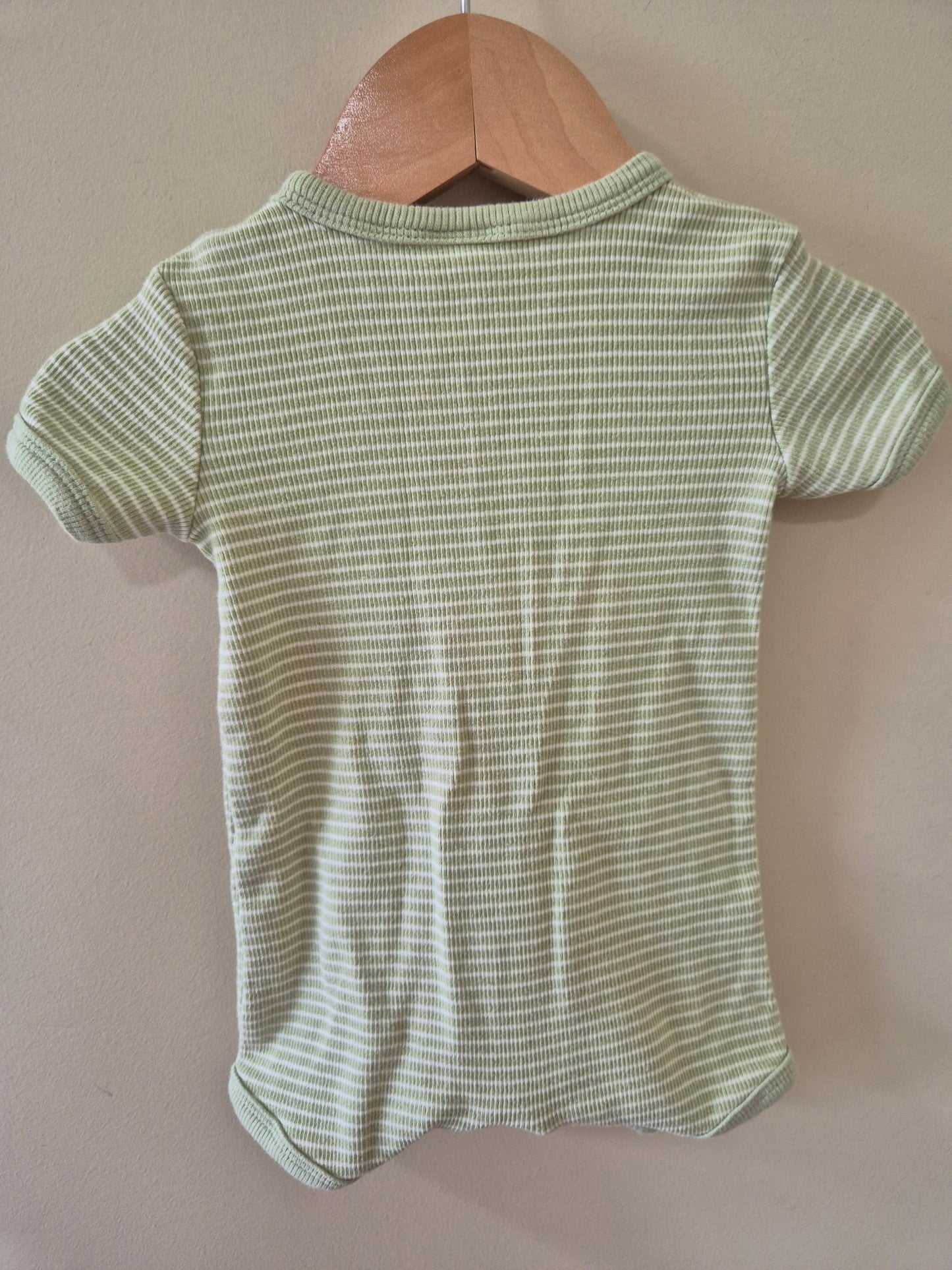 Baby Berry Striped Green Romper Size 000