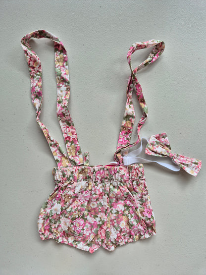 BNWT La Sienna Shorts with detachable suspenders Size 00