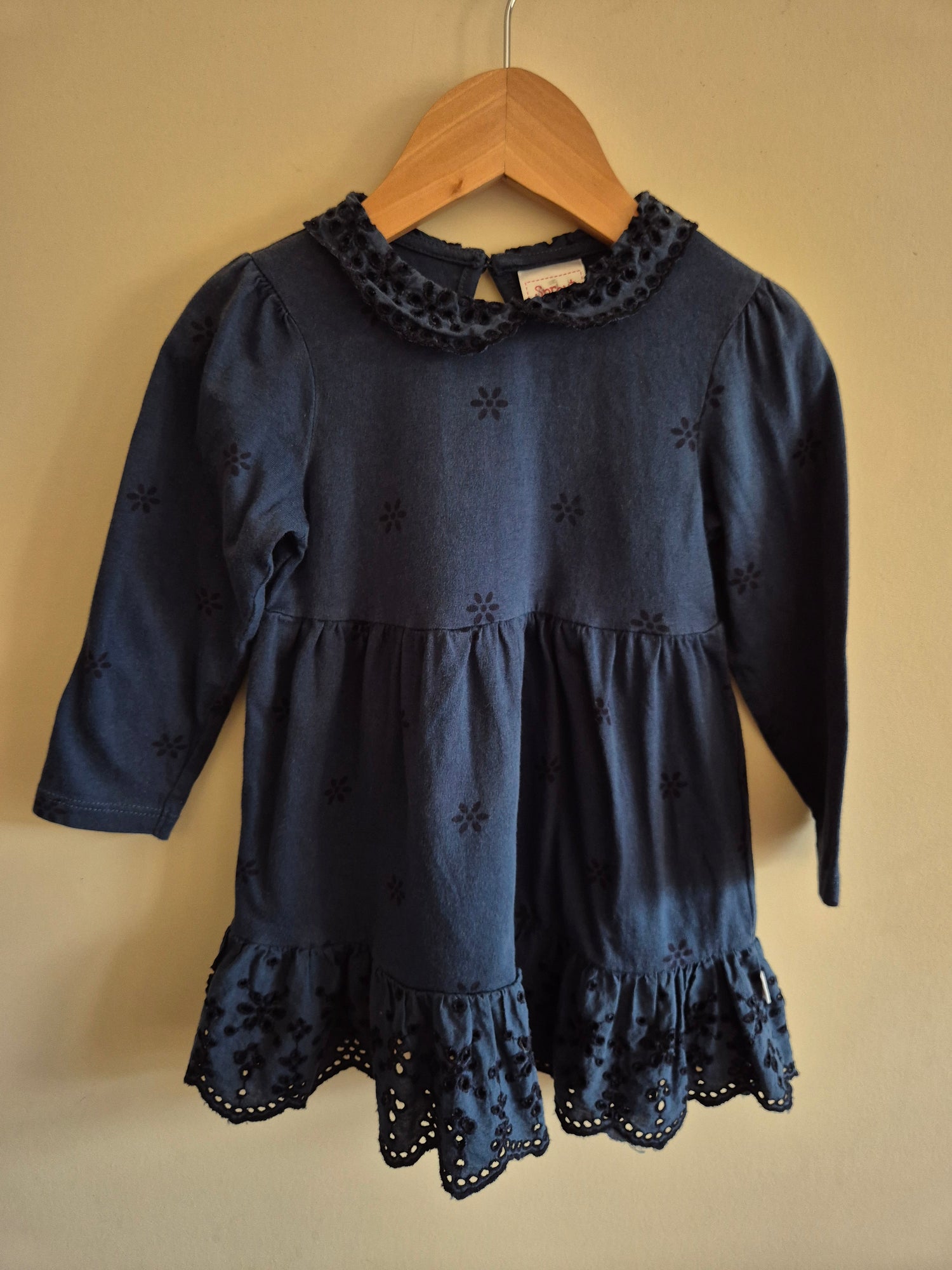 Sprout Long Sleeve Navy Dress Size 1