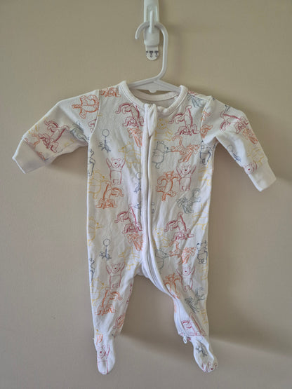 Winnie the Pooh Onesie - Size 0000