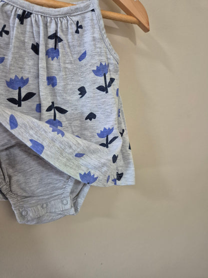 Floral Dress Bodysuit - Size 00
