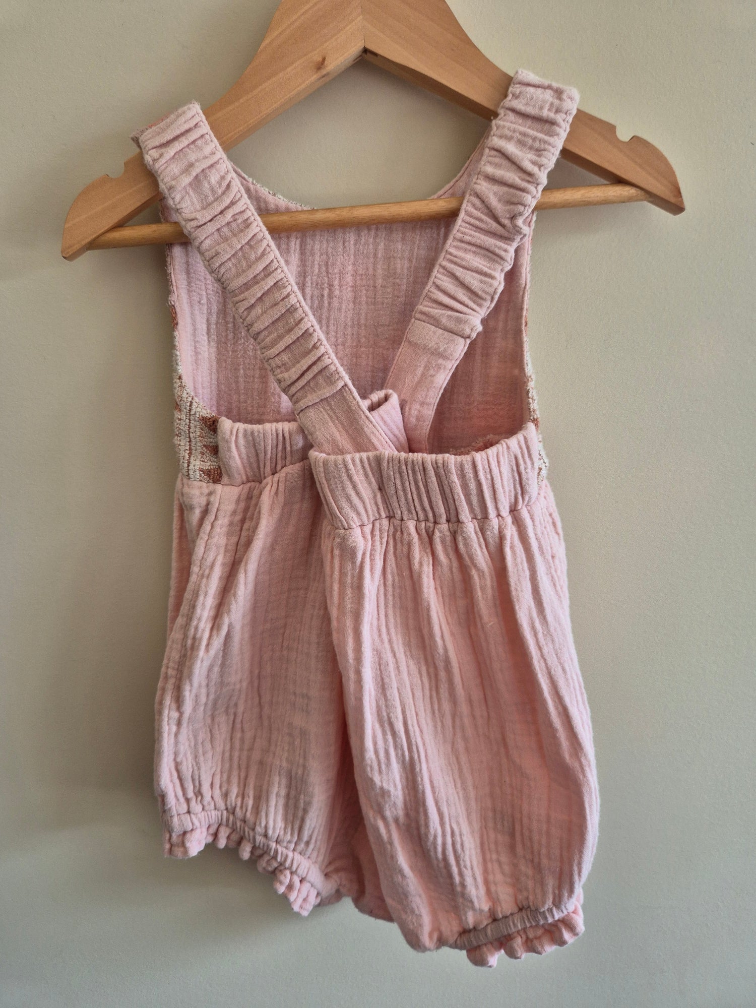 Jack & Milly Pink Bubble Romper Size 1