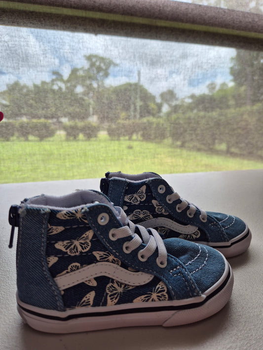 Vans SK8 Butterfly High tops US 6C