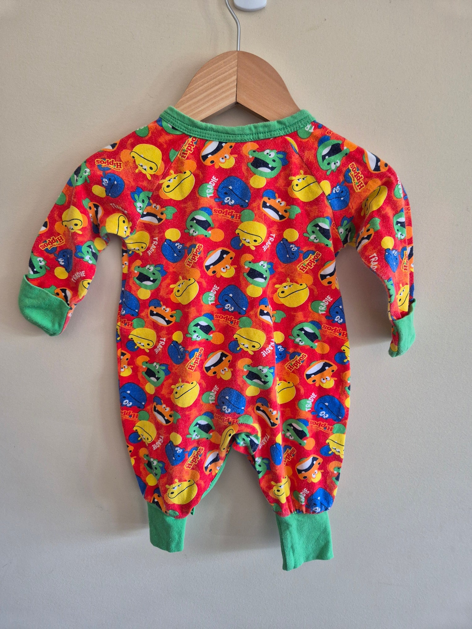 Tradie Hungry Hungry Hippo Onesie Size 000